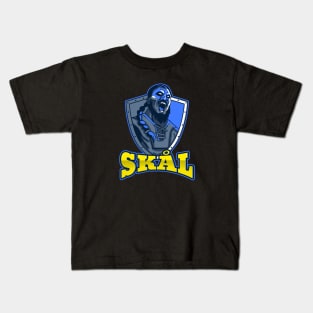 Swedish Viking Skål Kids T-Shirt